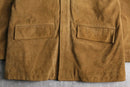 “BANANA REPUBLIC” light brown suede leather jacket