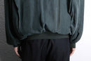 "PERRY ELLIS" ink black color silk jacket