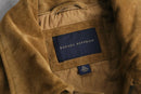 “BANANA REPUBLIC” light brown suede leather jacket