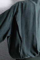 "PERRY ELLIS" ink black color silk jacket