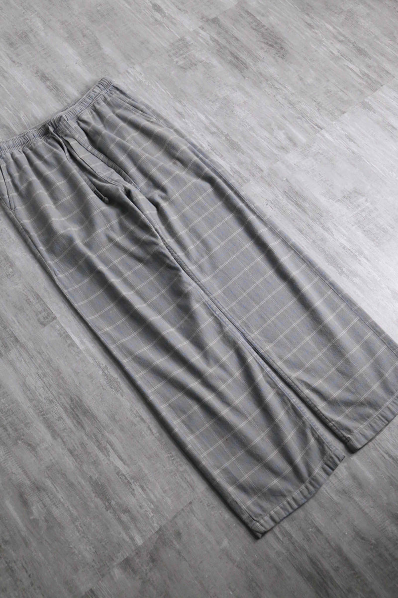“Eddie Bauer” gray check easy pants
