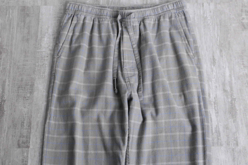 “Eddie Bauer” gray check easy pants