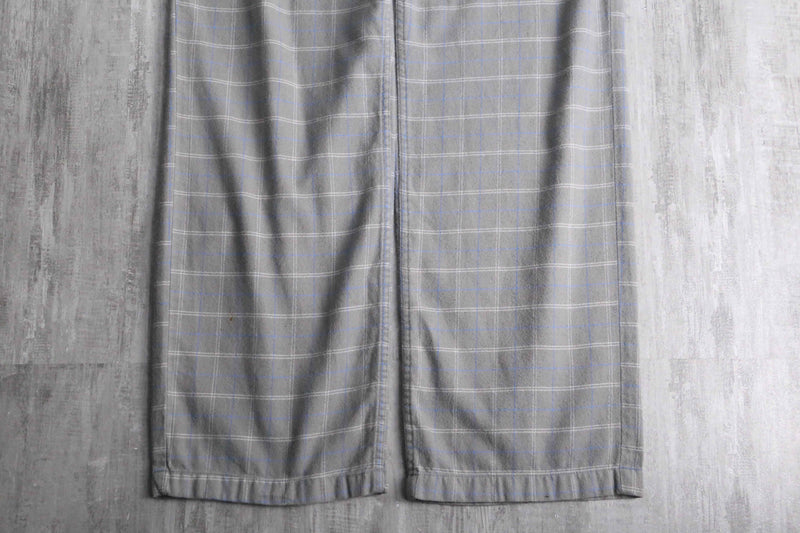 “Eddie Bauer” gray check easy pants