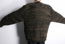 design switch cable pattern crew neck knit