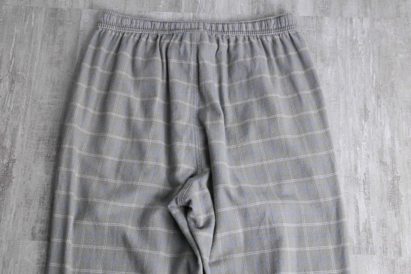 “Eddie Bauer” gray check easy pants