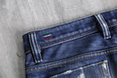 DIESEL good aging&damage straight denim pants