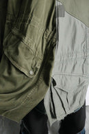 ''Re:make'' track docking military jacket
