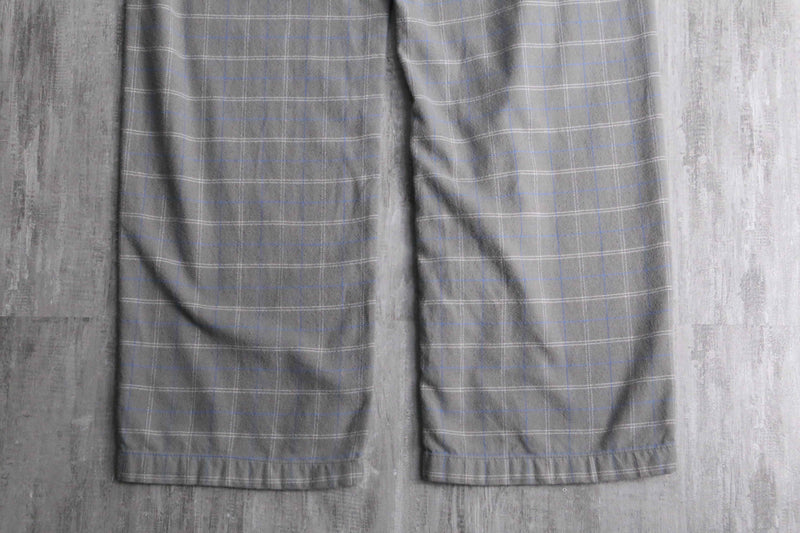 “Eddie Bauer” gray check easy pants