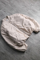 MA-1: ivory short length blouson