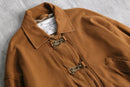 brown color sweat fireman jacket