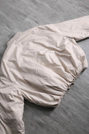 MA-1: ivory short length blouson