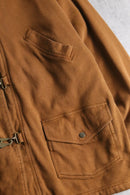 brown color sweat fireman jacket