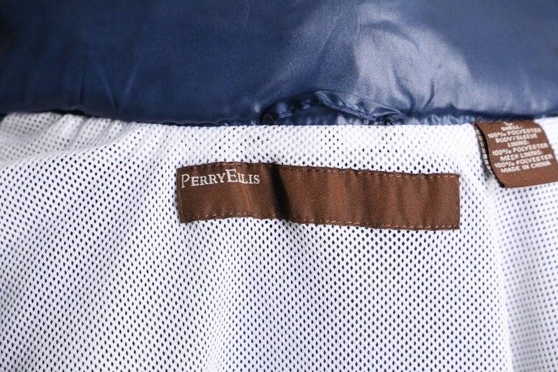 "PERRY ELLIS" purple color light shell jacket