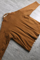brown color sweat fireman jacket