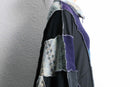 "Re:make" knit docking half zip track pullover
