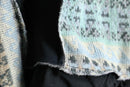"Re:make" knit docking half zip track pullover