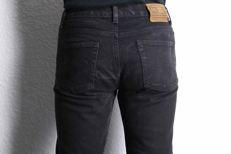 “Polo jeans” slim fit black bootcut jeans