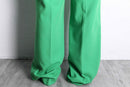 "HUGO BOSS" fresh green 2tuck drape wide slacks