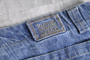 “M+F GIRBAUD” indigo short shuttle denim pants