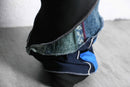 "Re:make" track knit patchwork pants