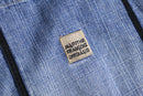 “M+F GIRBAUD” indigo short shuttle denim pants