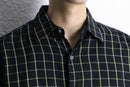 “PERRY ELLIS PORT FOLIO” graph check shirt