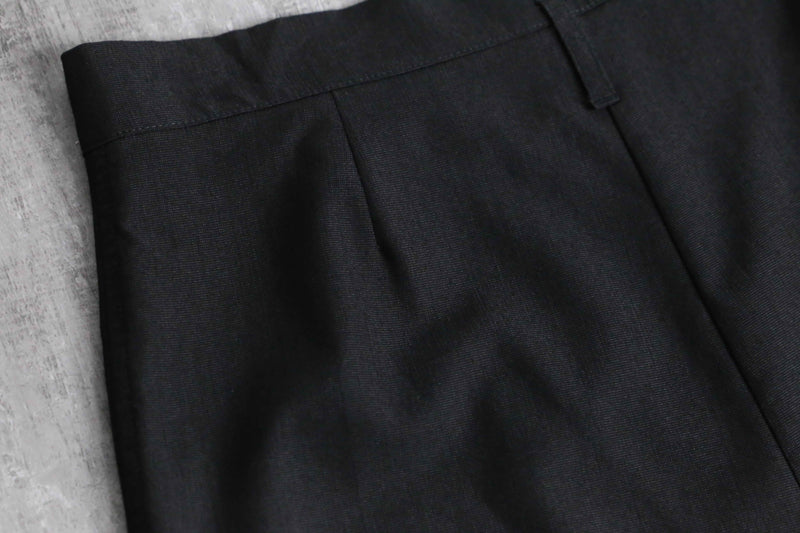 asymmetry design cropped length sarrouel pants
