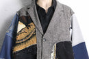 "Re:make" docking loose size silhouette easy tailored jacket