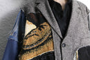 "Re:make" docking loose size silhouette easy tailored jacket