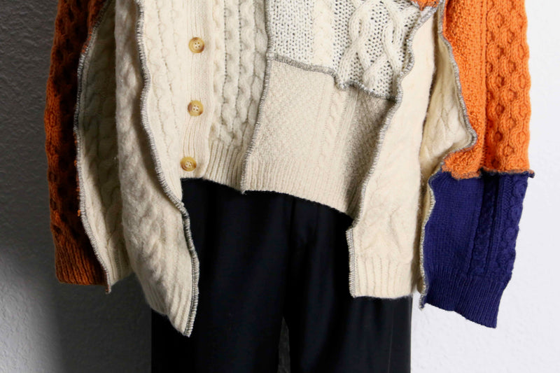 ''Re:make''patchwork docking knit