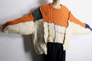 ''Re:make''patchwork docking knit