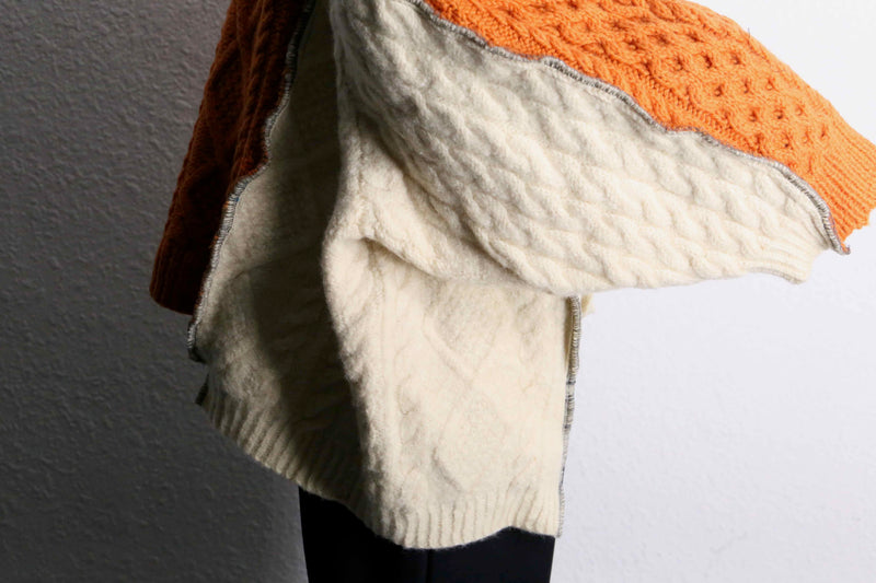 ''Re:make''patchwork docking knit
