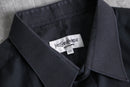 “YVES SAINT LAURENT” faded black shirt