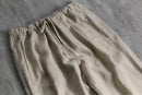 2000s Calvin Klein linen wide easy pants
