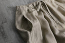 2000s Calvin Klein linen wide easy pants