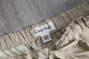2000s Calvin Klein linen wide easy pants