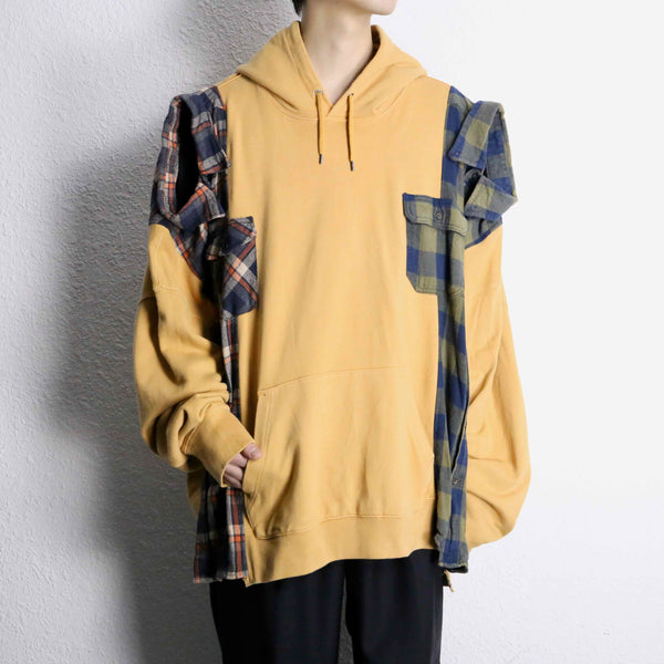 "Re:make" shirt docking hoodie