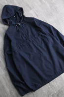 navy half zip anorak parka