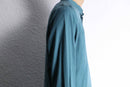 “I.N.C” emerald green drapey fabric shirt