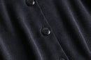 black textured weave shirt jacket