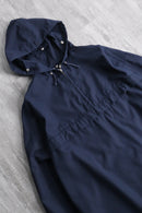 navy half zip anorak parka