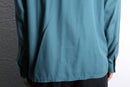 “I.N.C” emerald green drapey fabric shirt