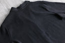 black textured weave shirt jacket