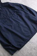 navy half zip anorak parka