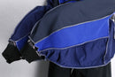 "Re:make" knit×track docking half-zip jacket