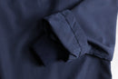 navy half zip anorak parka