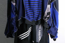 "Re:make" knit×track docking half-zip jacket