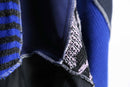 "Re:make" knit×track docking half-zip jacket