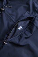navy half zip anorak parka