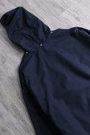 navy half zip anorak parka